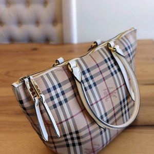Burberry Haymarket Shoulder Bag